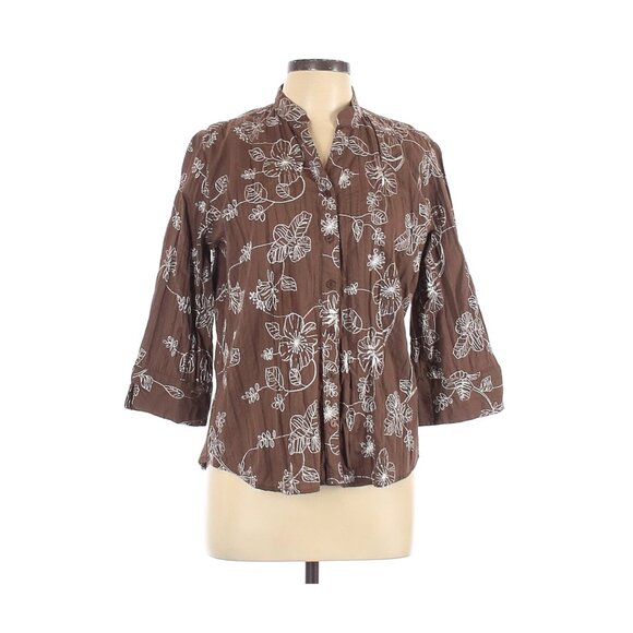 Harmony & Vine long sleeve button down shirt - Picture 1 of 3
